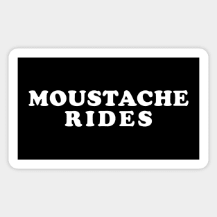 MOUSTACHE RIDES - MASK 1985 Sticker